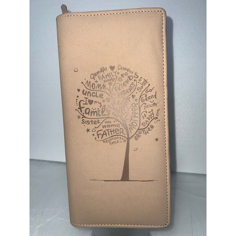 Family Leather Passport Holder – Holds 6 Passports – Excellent Condition NWOT